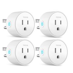 Make your tech smarter with four Teckin mini smart plugs for $25