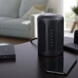 Aukey's PowerHub XL on sale for $21 has 12 outlets and 6 USB ports