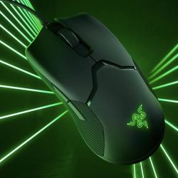 The Razer Viper is an ambidextrous wired gaming mouse on sale for $50