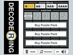 Solve word puzzles with Decoder Ring Gold