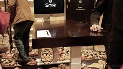 This is the Stir Kinetic Desk, the smartest table at CES