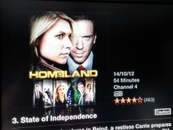 Homeland being added to UK and Ireland Netflix today, there goes the weekend!