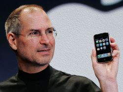 Demoing software to Steve Jobs