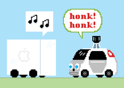Comic: Apple car, Google car