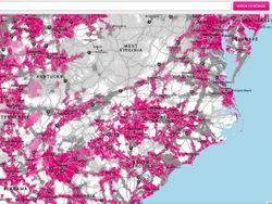 T-Mobile's coverage map doesn't look more accurate to me