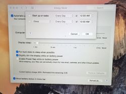 Make your Mac start up and shut down automatically