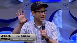 JJ Abrams wore an Apple Watch to introduce the new trailer