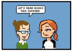Comic: Summer reading challenge