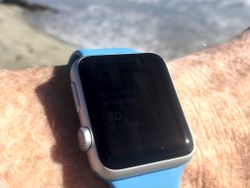 An Apple Watch goes to the beach