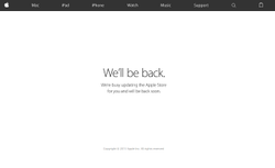Apple takes its online store offline ahead of new launches