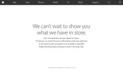 Apple Store goes offline ahead of event