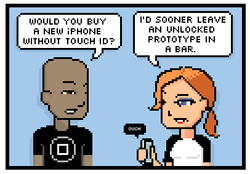 Comic: iPhones Without Touch ID?