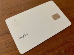 This is what the Apple Card looks like without the white coating