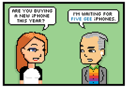 Comic: 5G iPhone Anxiety