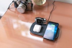 Mophie’s 3-in-1 wireless charging pad now comes in sleek suede finish