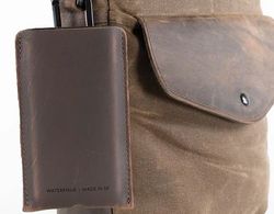 WaterField’s iPhone 11 leather sleeve is a perfect alternative to a case