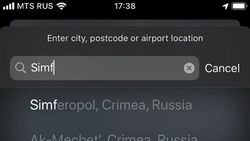 Apple changed how Crimea appears in Maps and Weather by Russian demand