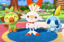 Acquire the shiny starter Pokémon that you desire!