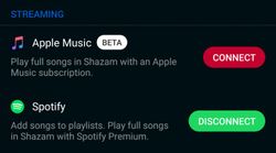 Apple Music is now an option for Shazam on Android
