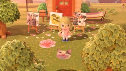 Animal Crossing players are putting all sorts of images into their islands
