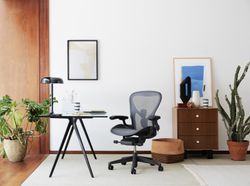 A comfortable ergonomic chair makes working from home more pleasant
