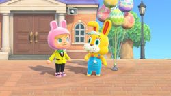 Animal Crossing: New Horizons villagers have adorable Bunny Day outfits