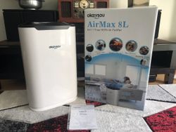 Review: The Okaysou AirMax8L Air Purifier is a great value for large rooms