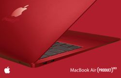 This stunning (PRODUCT) RED MacBook Air is the notebook of your dreams