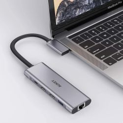 Do more with your MacBook with Aukey's 9-in-2 USB-C hub on sale for $42