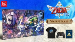 Enter to win Zelda controllers and apparel in the Skyward Sword sweepstakes