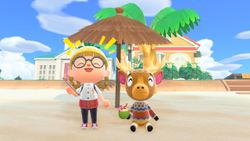 You can invite your villagers to build a vacation home without using amiibo