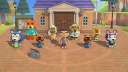 Animal Crossing: New Horizons — How to do Group Stretching