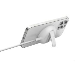 Belkin's Wireless Charger Pad with MagSafe has a kickstand built in