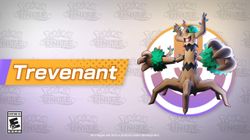 Trevenant got announced for Pokémon UNITE