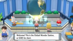 The Global Wonder Station lets Pokémon BDSP trade with others worldwide!