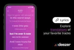 Deezer now translates song lyrics, but only from English for now