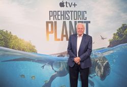 Sir David Attenborough attends a 2nd 'Prehistoric Planet' premiere