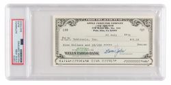 Rare Steve Jobs check for $9.18 goes under the hammer, could fetch $25k