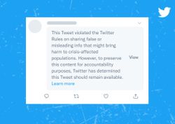 Twitter outlines a new crisis misinformation policy to deal with fake news