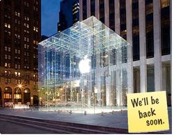 5th Avenue Apple Store Closed: 3G iPhone Commercial?
