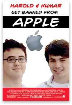 Harold & Kumar Get Banned From the Apple Store