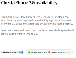 Check iPhone 3G Availability