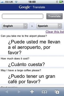 Google Translate Done Up iPhone-Style