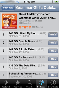 iPhone 2.2: Podcast Downloads Enabled + App Store Tweaks