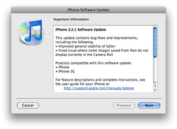 iPhone 2.2.1 Firmware Released