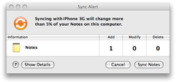 iPhone 3.0: Notes Sync (Finally!)