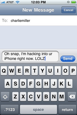 iHacker Charlie Discloses iPhone SMS Security Vulnerability