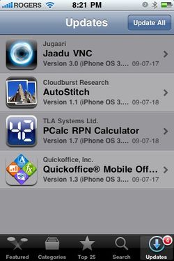 Quick App Updates: Jaadu, AutoStitch, PCalc, QuickOffice, Fring