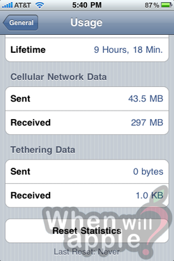 iPhone 3.1 Beta 3: Data Tethering Counter [-- Add AT&T Rumor Here!]