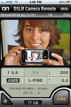 App Review: DSLR Camera Remote Professional Edition for iPhone